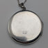 1972 British Vintage Sterling Silver Round Locket Pendant with Sterling Silver Necklace, 11.5g in total, Exquisite Jewellery